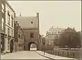 Situation in 1923 shortly after the buildings were torn down to make way for the new road construction