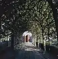Entrance to the church