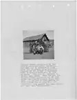 Photograph with text of group of Native Americans on land that will be submerged by a dam near Millerton and Friant... - NARA - 296302