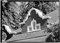 Detail of the center gable