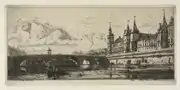 Le Pont-au-Change (The Exchange Bridge), 1854