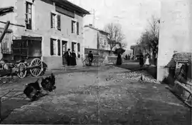 A view of La Chapelle de Surieu, in 1909